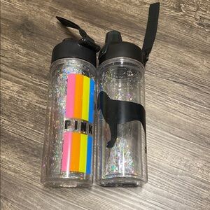 PINK Victoria's Secret Glitter Water Bottles